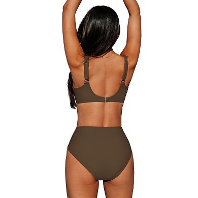 Women's Cupshe 2-pc. Swim Top & High Waisted Bikini Bottoms Swim Set