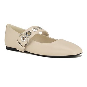 Nine West Kebba Women's Mary Jane Flats with Buckle Detail