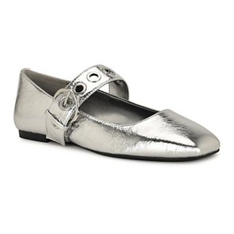 Nine West Kebba Women's Mary Jane Flats with Buckle Detail