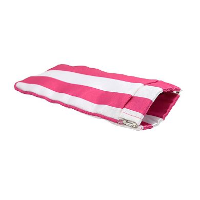 Deal Bar Pink Stripe Glasses Pouch