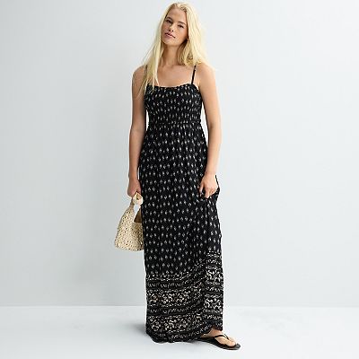pink rose black maxi dress L'AGENCE Akiya Satin Maxi Dress In Pink Multi Water Rose