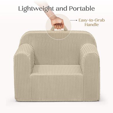 Delta Children Cozee Corduroy Foam Chair With Removable Slipcover