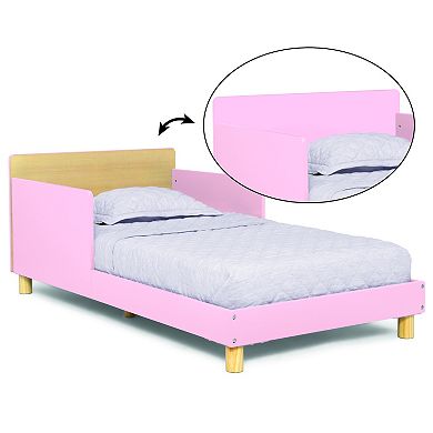 Delta Children Wood Toddler Bed with Reversible Headboard
