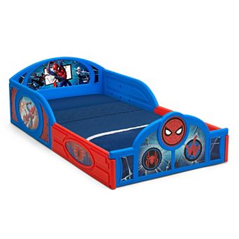 Delta Children Spider-Man Toddler Bed with Built-In Guardrails