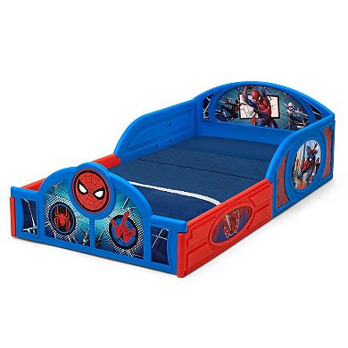 Delta Children Spider-Man Toddler Bed with Built-In Guardrails