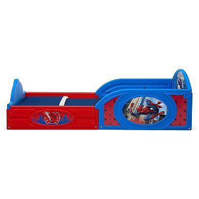 Delta Children Spider-Man Toddler Bed with Built-In Guardrails