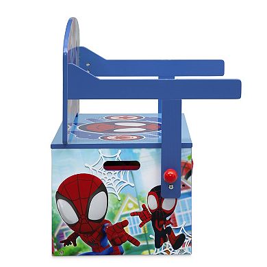 Delta Children Spidey & His Amazing Friends Kids Convertible Activity Bench