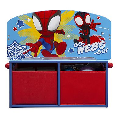 Delta Children Spidey & His Amazing Friends Kids Convertible Activity Bench