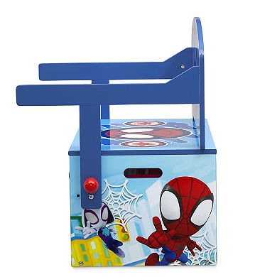 Delta Children Spidey & His Amazing Friends Kids Convertible Activity Bench