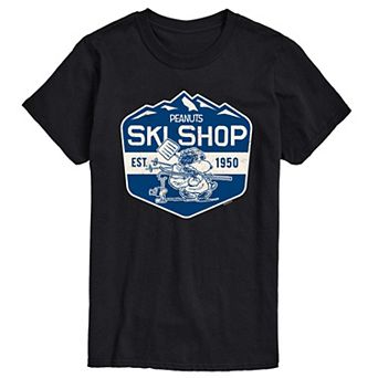 Big & Tall Peanuts Ski Shop Est. 1950 Graphic Tee