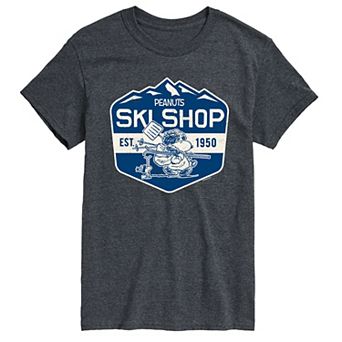 Big & Tall Peanuts Ski Shop Est. 1950 Graphic Tee