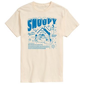 Big & Tall Peanuts Snoopy's Sno-Cone Machine Graphic Tee