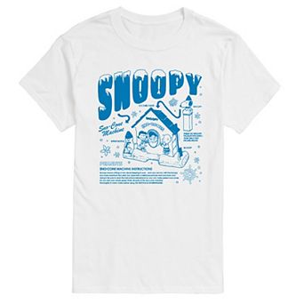 Big & Tall Peanuts Snoopy's Sno-Cone Machine Graphic Tee