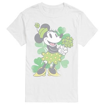 Big & Tall Disney's Minnie Mouse Clovers Distressed Graphic Tee