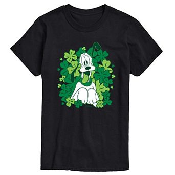 Big & Tall Disney's Pluto Shamrocks Graphic Tee