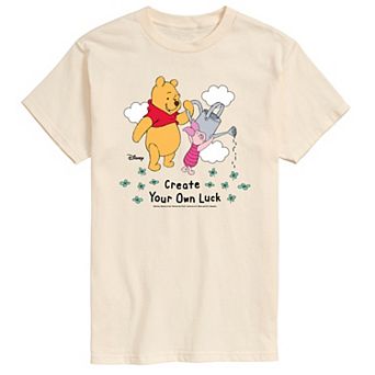 Big & Tall Disney's Winnie The Pooh Create Your Own Luck Graphic Tee