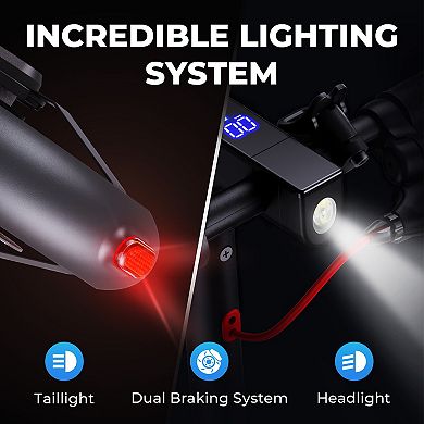 Gopowerbike GoZoom Lightweight Foldable Commuter Electric Scooter