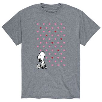 Big & Tall Peanuts Snoopy Valentine's Hearts Graphic Tee
