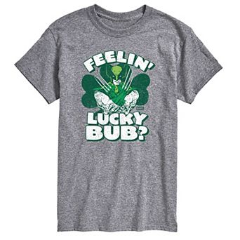 Big & Tall Marvel Wolverine Feelin' Lucky Bub? Graphic Tee