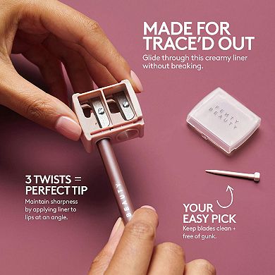 TRACE'D OUT Pencil Lip Liner Sharpener