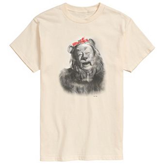Big & Tall The Wizard Of Oz Cowardly Lion Portrait Graphic Tee