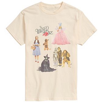 Big & Tall The Wizard Of Oz Group Distressed Graphic Tee