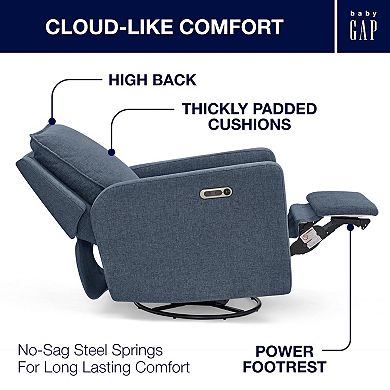 BabyGap Harlowe Power Recliner with USB/C Charging Rocking Chair