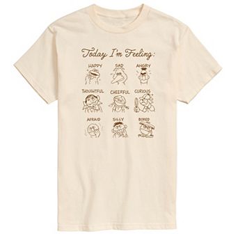 Big & Tall Sesame Street Today I'm Feeling Grid Graphic Tee