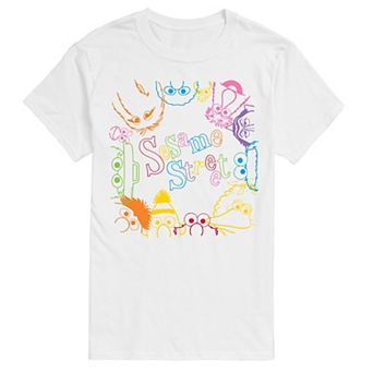 Big & Tall Sesame Street Group Collage Graphic Tee