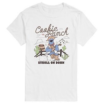 Big & Tall Sesame Street Cookie Ranch Stroll On Down Graphic Tee