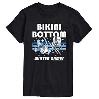 Men's SpongeBob SquarePants Bikini Bottom Winter Games Graphic Tee
