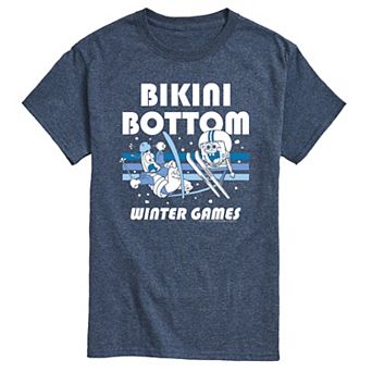 Men's SpongeBob SquarePants Bikini Bottom Winter Games Graphic Tee