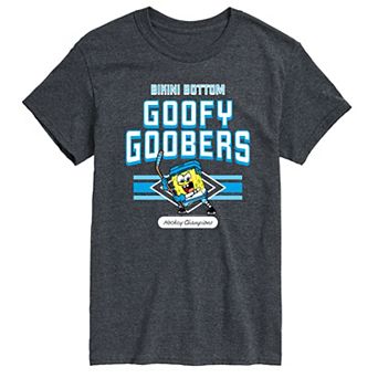 Men's SpongeBob SquarePants Goofy Goobers Hockey Champions Graphic Tee