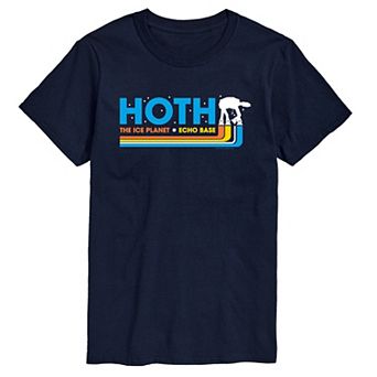 Men's Star Wars Hoth The Ice Planet Echo Base Graphic Tee