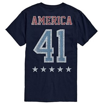 Men's Marvel Captain America Distressed Graphic Tee