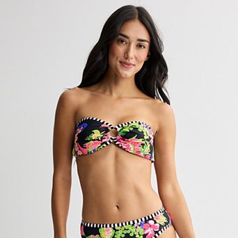 Juniors' Freshwater Bandeau Swimsuit Top