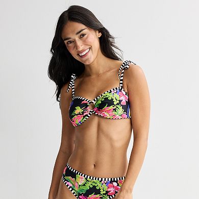 Juniors' Freshwater Bandeau Swimsuit Top