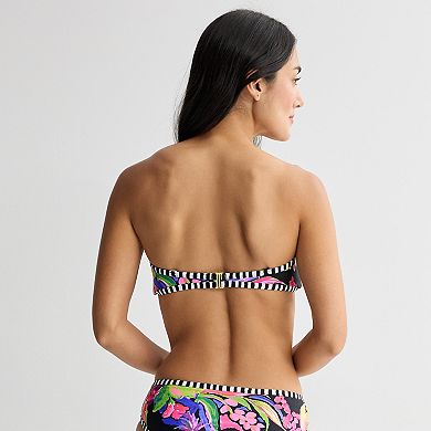 Juniors' Freshwater Bandeau Swimsuit Top