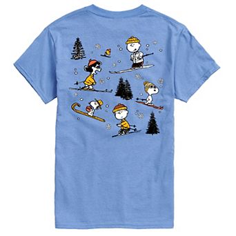 Men's Peanuts Skiing Graphic Tee