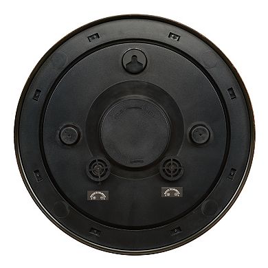 La Crosse Technology 18-Inch Indoor / Outdoor Atomic Analog Wall Clock with Temp & Humidity