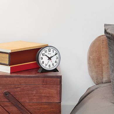 La Crosse Technology 4.25-Inch Keywind Bedside Alarm Clock