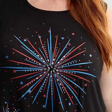 Plus Size Apt. 9® Embellished Tank Top