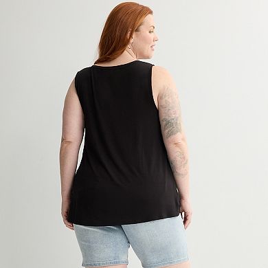 Plus Size Apt. 9® Embellished Tank Top