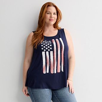 Plus Size Apt. 9® Embellished Tank Top