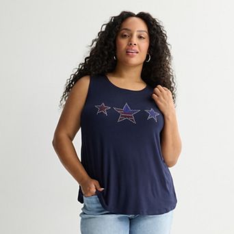 Plus Size Apt. 9® Embellished Tank Top