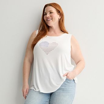 Plus Size Apt. 9® Embellished Tank Top