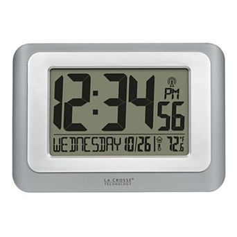 La Crosse Technology Digital Atomic Clock with Calendar & Indoor Temperature