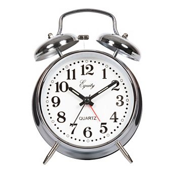 La Crosse Technology 6.5-Inch Battery Operated Analog Twin Bell Alarm Clock