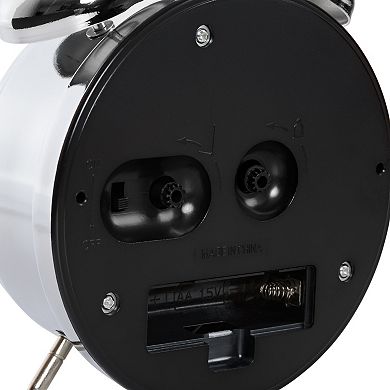 La Crosse Technology 6.5-Inch Battery Operated Analog Twin Bell Alarm Clock