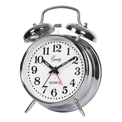 La Crosse Technology 6.5-Inch Battery Operated Analog Twin Bell Alarm Clock
